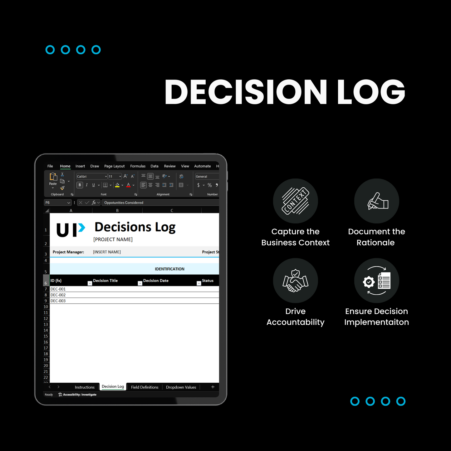 Project Management Starter Kit (7 Essential PM Templates)