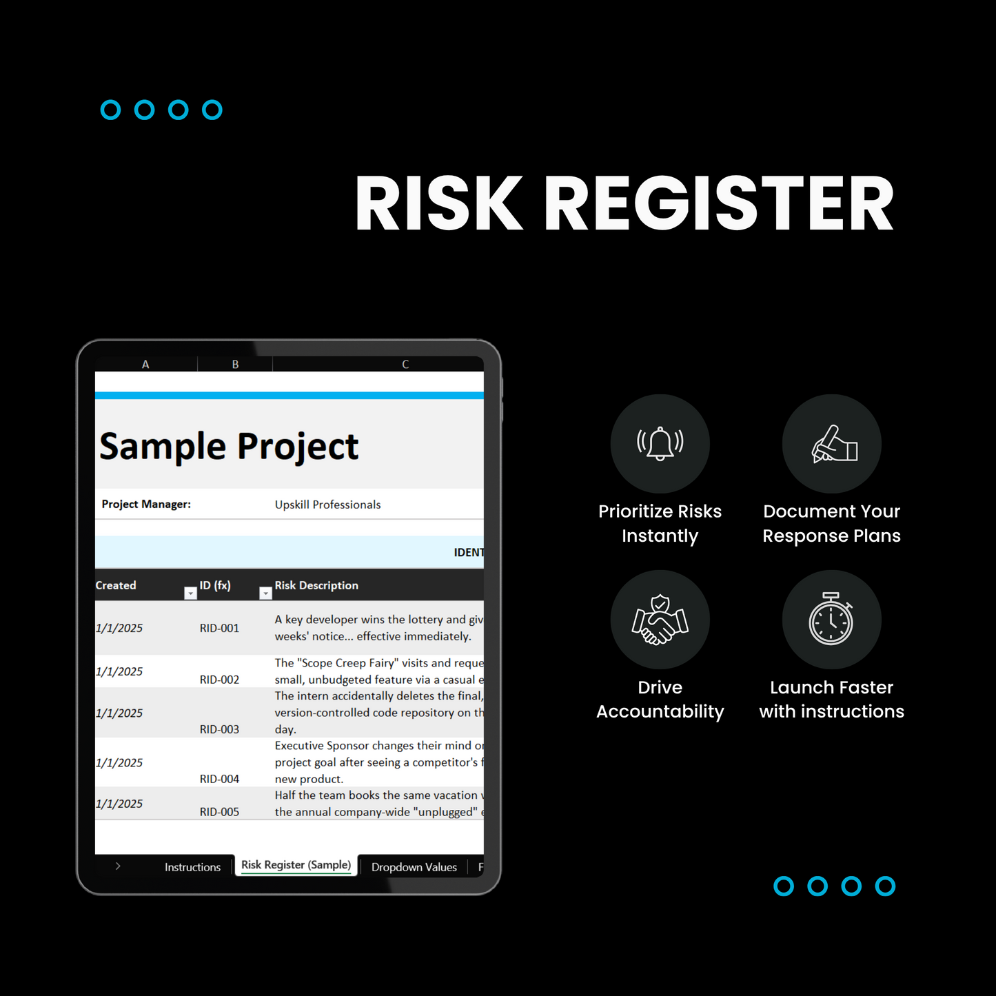Project Management Starter Kit (7 Essential PM Templates)